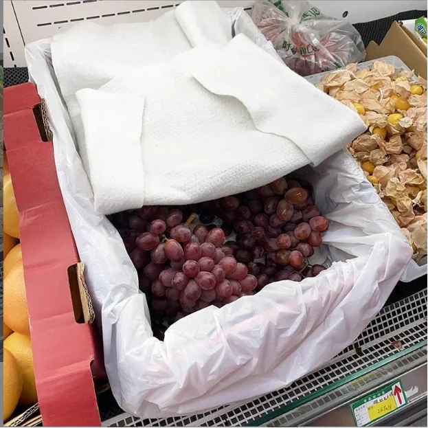 PLA Wholesale vegetable shopthickened water-retaining nonwoven