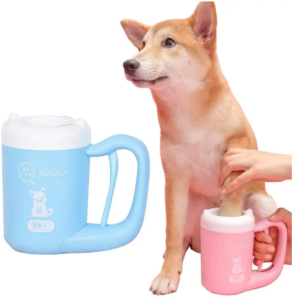 
Pet Paws Cleaning Cups with Handle Control for Dogs Paw Care 