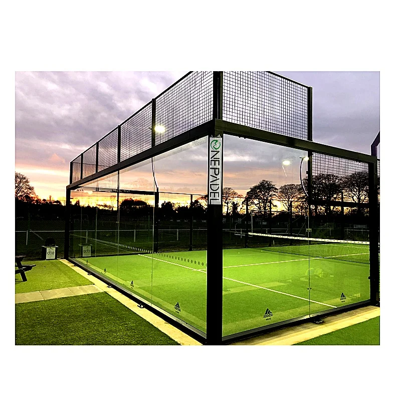 Golden Supplier 100% hot dip galvanized paddle tennis court 15+ years usage life best professional