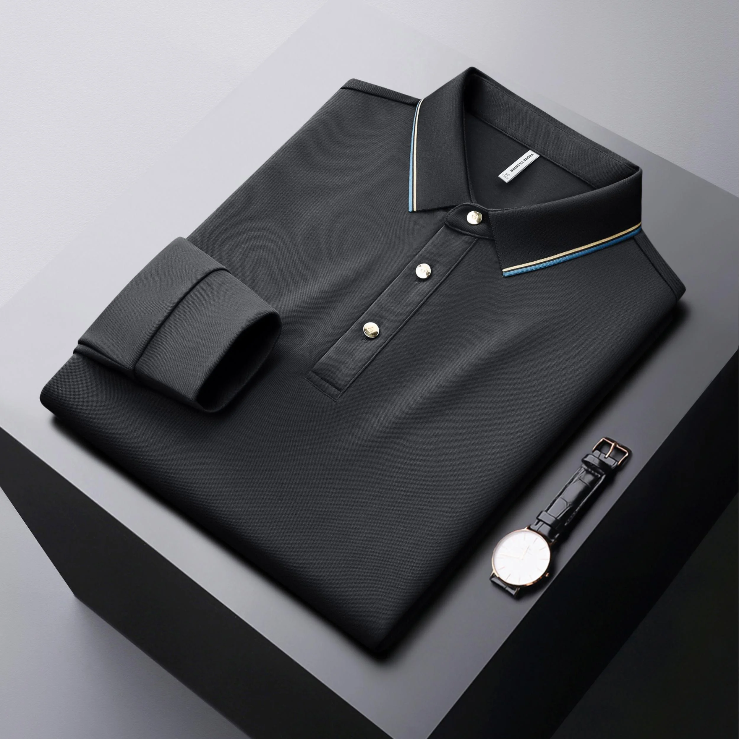 Factory Best Selling long sleeve Golf Polo T-shirts Breathable Men's Wholesale Price Golf Polo Shirts