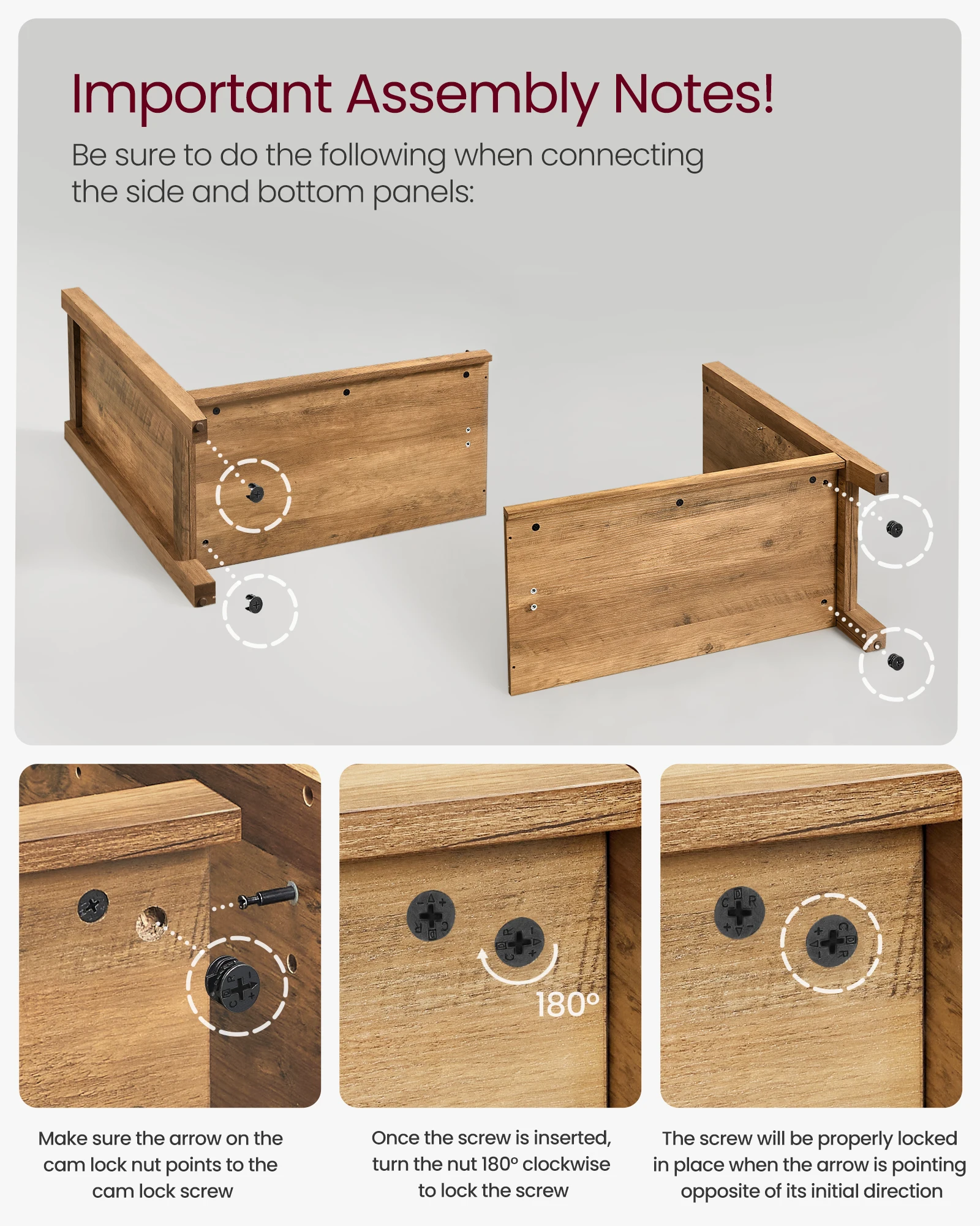 VASAGLE Kitchen Storage Cabinet with Adjustable Shelves Buffet Cabinet