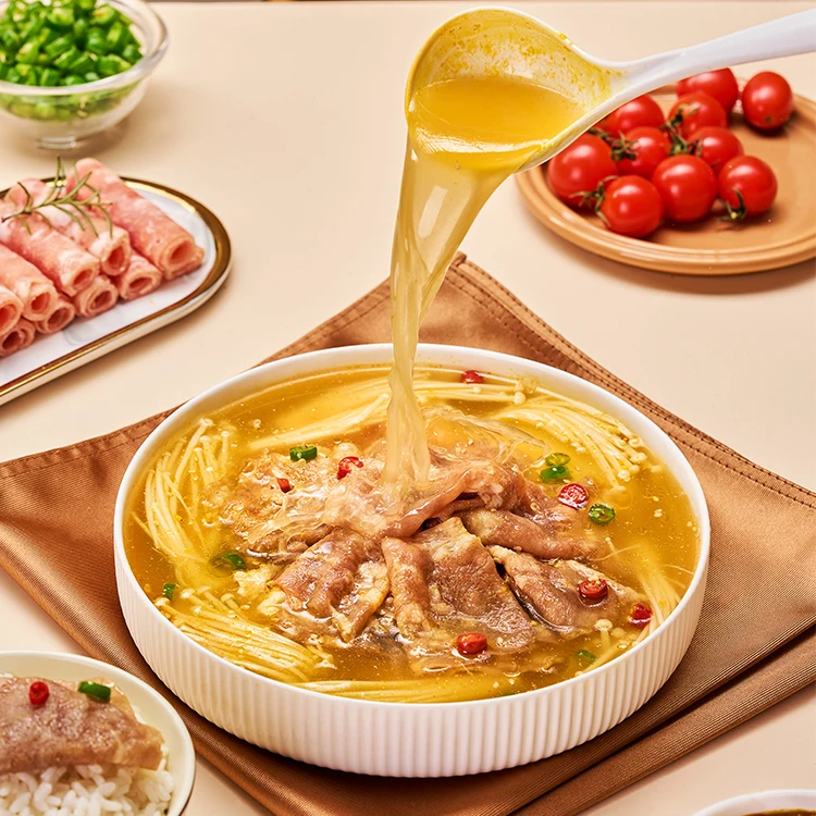 Wholesale Delicious And Healthy Seasoning 200g/Bag Chinese Food Hot Selling Good Taste Sour Soup Seasonings With Beef