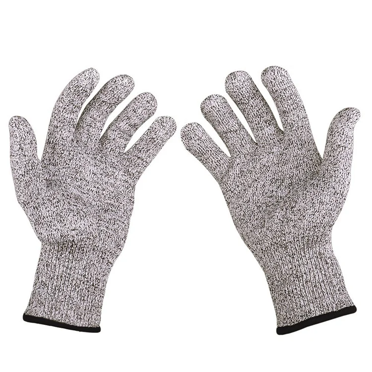 Food Grade Level 5 Proof Safety Hand Protection Yard Work Kitchen Anti Cut Resistant Mitten for Cutting
