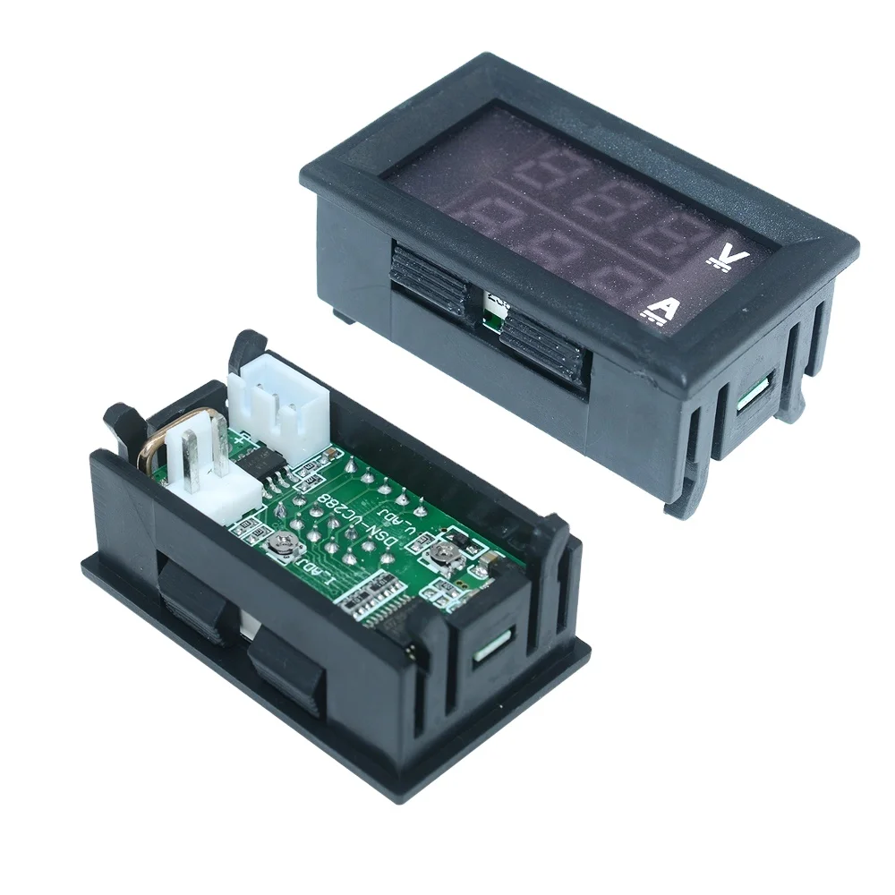 spdak Red Blue 4bit Dual LED Display DC100V 100A Digital Voltmeter Ammeter High Precision Voltage Meter Current Meter
