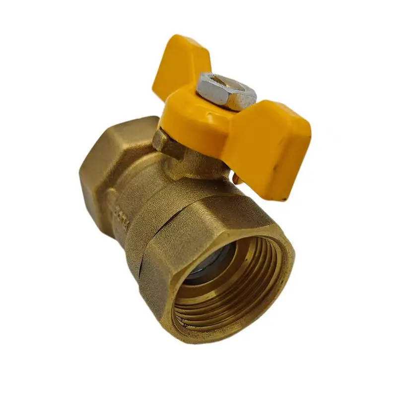 Certificated Approved wholesale Supply Brass Ball Valves With Butterfly Handle For Water Supply And Pipeline Connections
