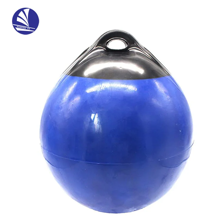 Marine Boat Buoy Inflatable Fender Ball Round Anchor Buoy, Dock Bumper Ball Inflatable Vinyl Shield Protection Mooring  Buoys