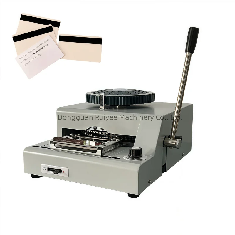 Card Embossing Machine Character Letter Plastic Credit Id Plate Number Embosser Pvc Card Number Plate Embossing Press Machine