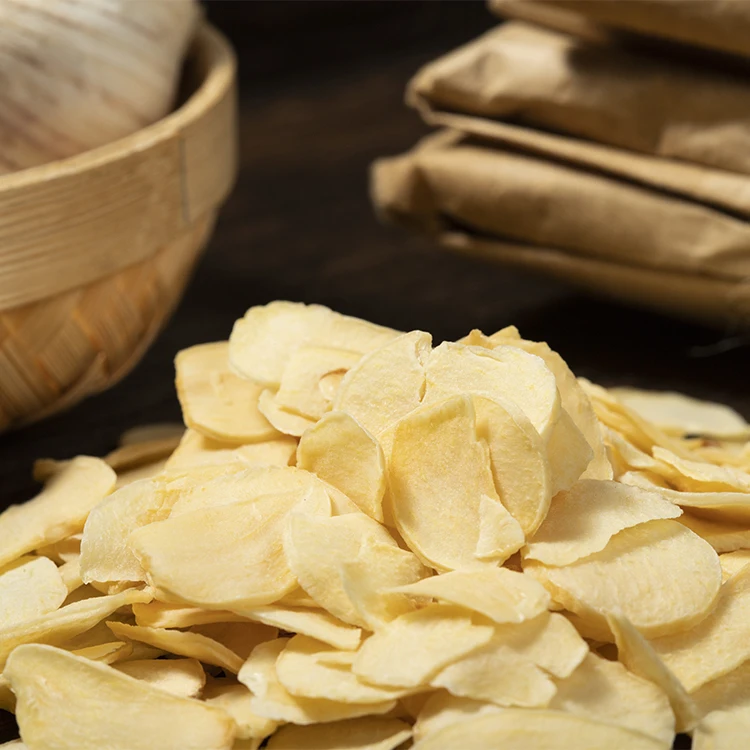 Kitchen spice drying garlic slice wholesale garlic flakes and granules
