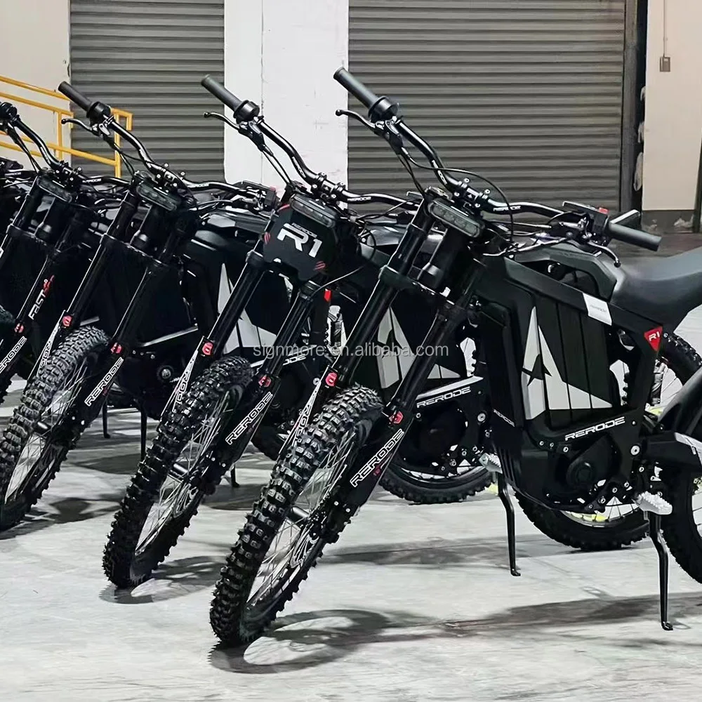High Speed 88Km/H Rerode R1 Dirtbike 8000W Motor Powerful Electric Off-Road Motorcycle electric motocross rerode r1 bike