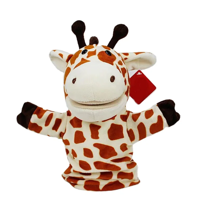 Плюшевый жираф, ручная кукла для детей, жираф, Ручные куклы для продажи, мягкий жираф, ручная кукла