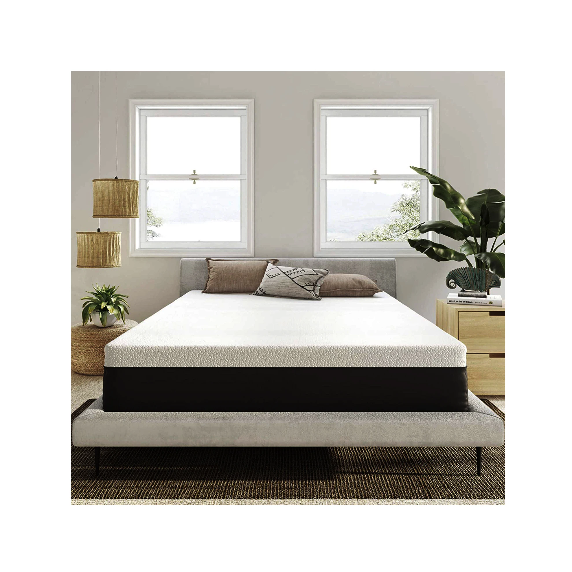 Fashion In Box Bed Hipoallergenic Quilted Waterproof Protector Something Catch The Sheet Knitted Reno Mattress