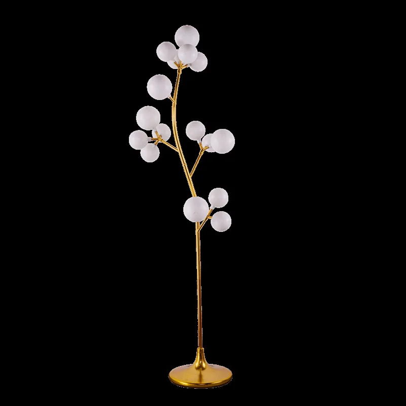 New Wedding Props Cotton Trees Street Lights Stage Displays Window Decorations Round Balls Glowing Happiness Fruit Trees