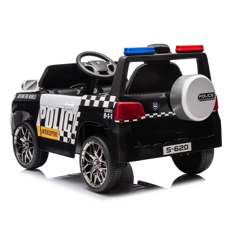 kids cars electric ride on 12v with remote control 4X4 off road police car toy for kids to drive