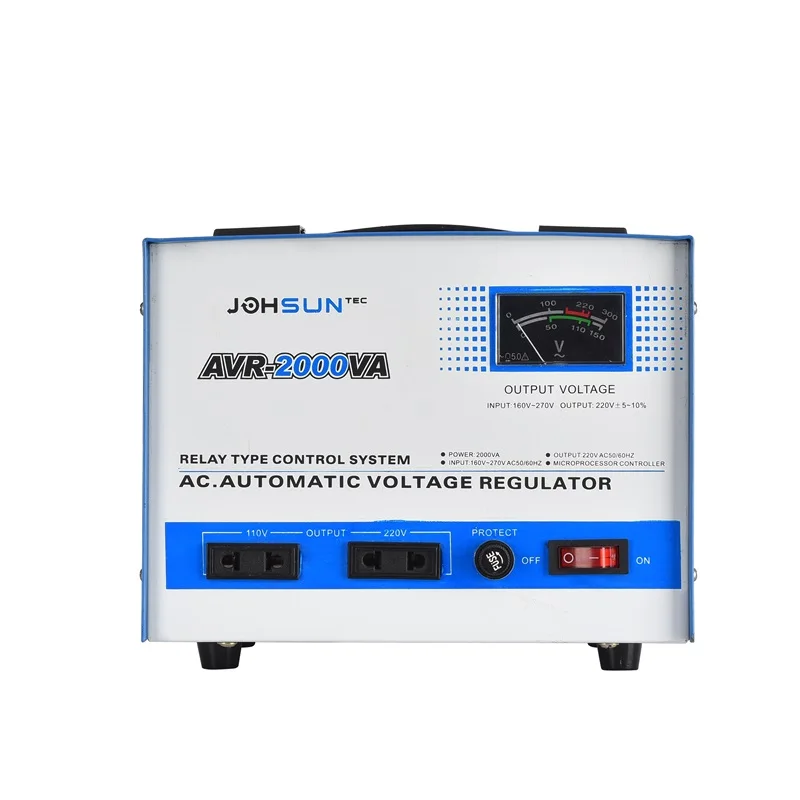New 2000va 220v AC power automatic regulator stabilizer