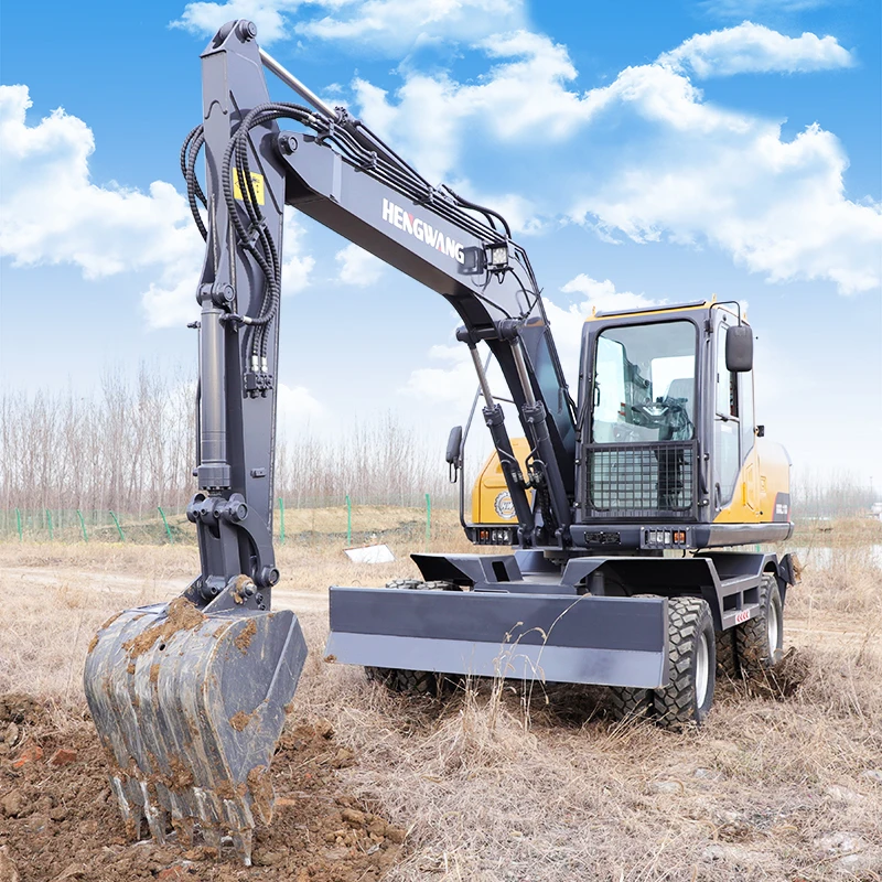 Wholesale good condition cheap hydraulic excavator bagger machine 8t super wheel excavator