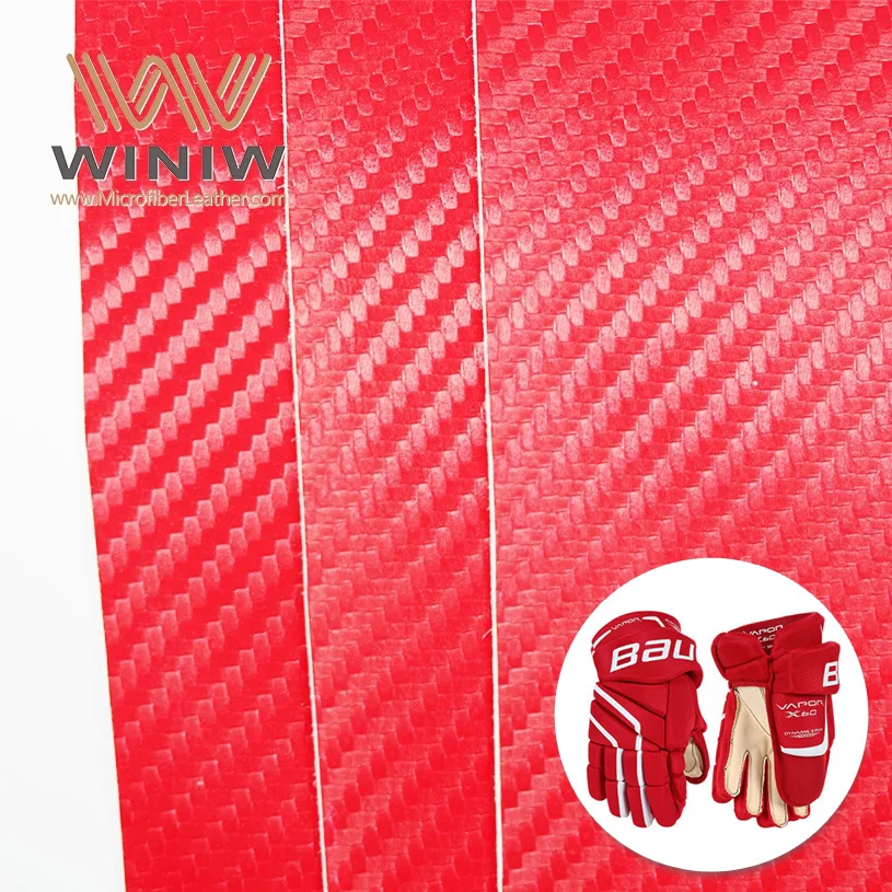 Microfiber Leatherette Faux Fabric for Ice Hockey Gloves and Various Sports Gear for Shoes Bags Clothes Golf Accessories