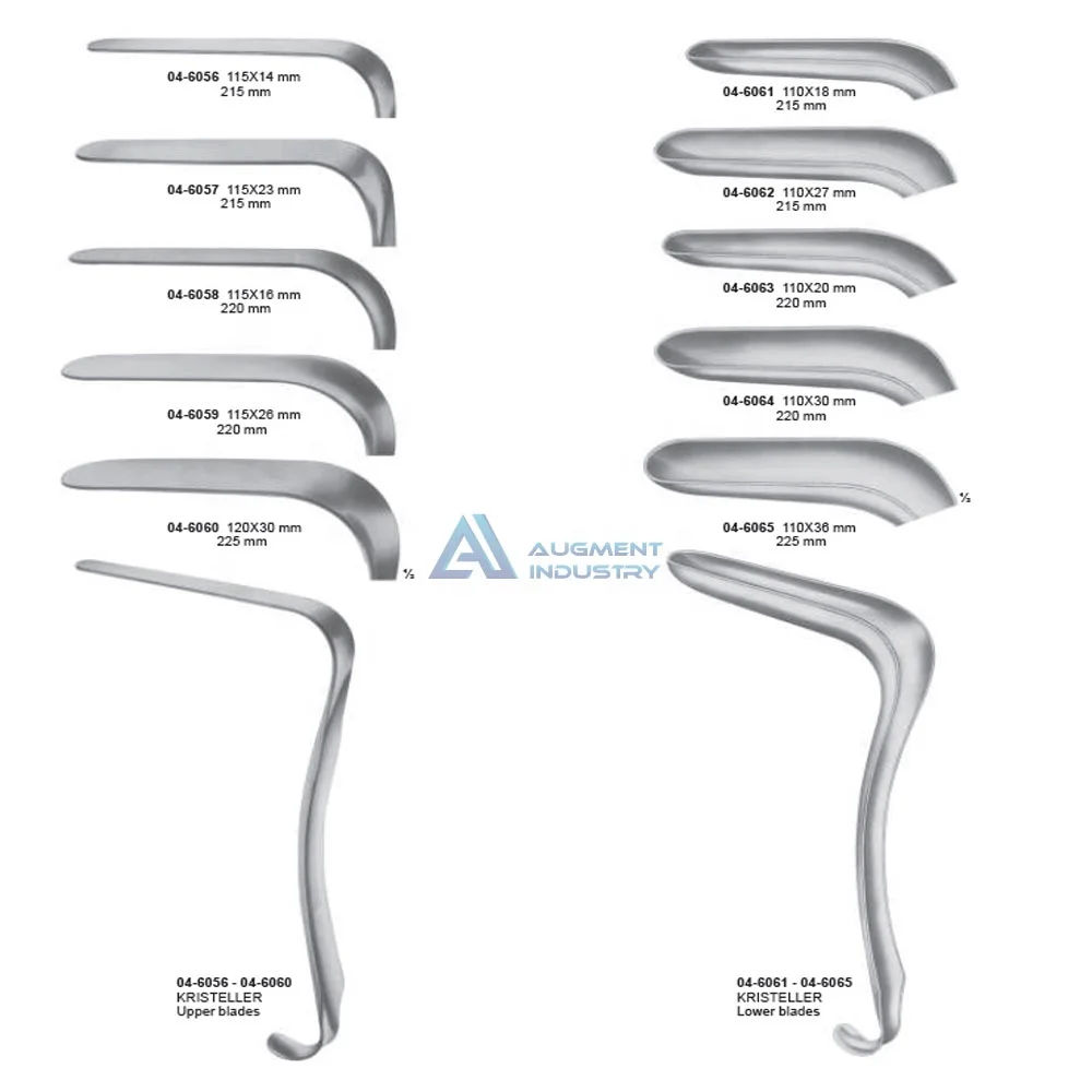 KRISTELLER вагинальный разделитель верхние лезвия и нижние лезвия 225 мм вагинальный расширитель и Ретрактор двойной расширитель