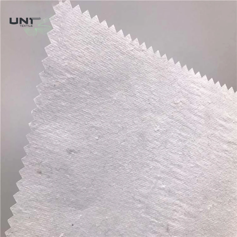 80gsm 1080E extra white easy tear away embroidery lining backing paper 1025E recycle cotton nonwoven backing fabric