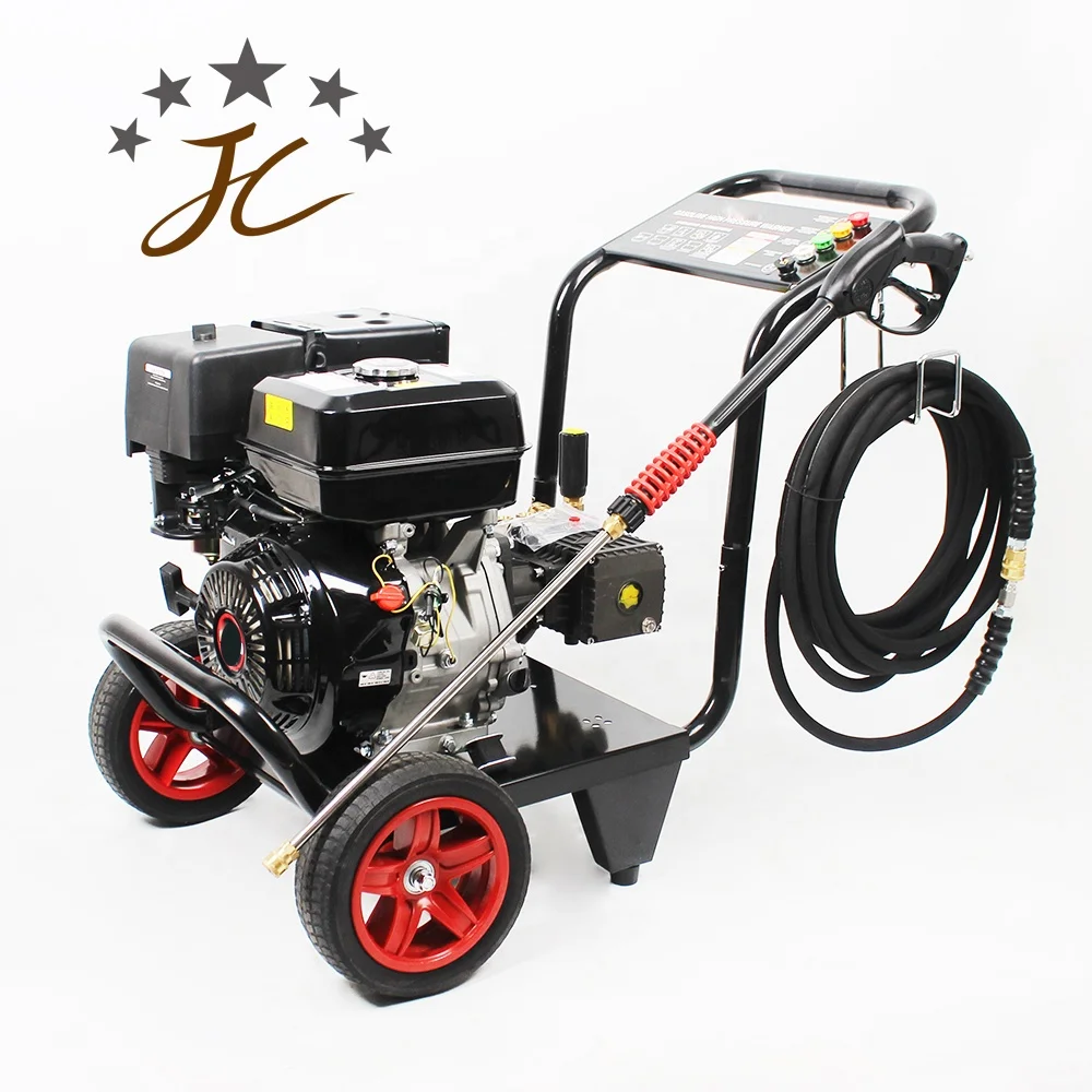 Taizhou JC 200bar  portable gasoline 13hp power mini petrol gas car washer electric high pressure washer
