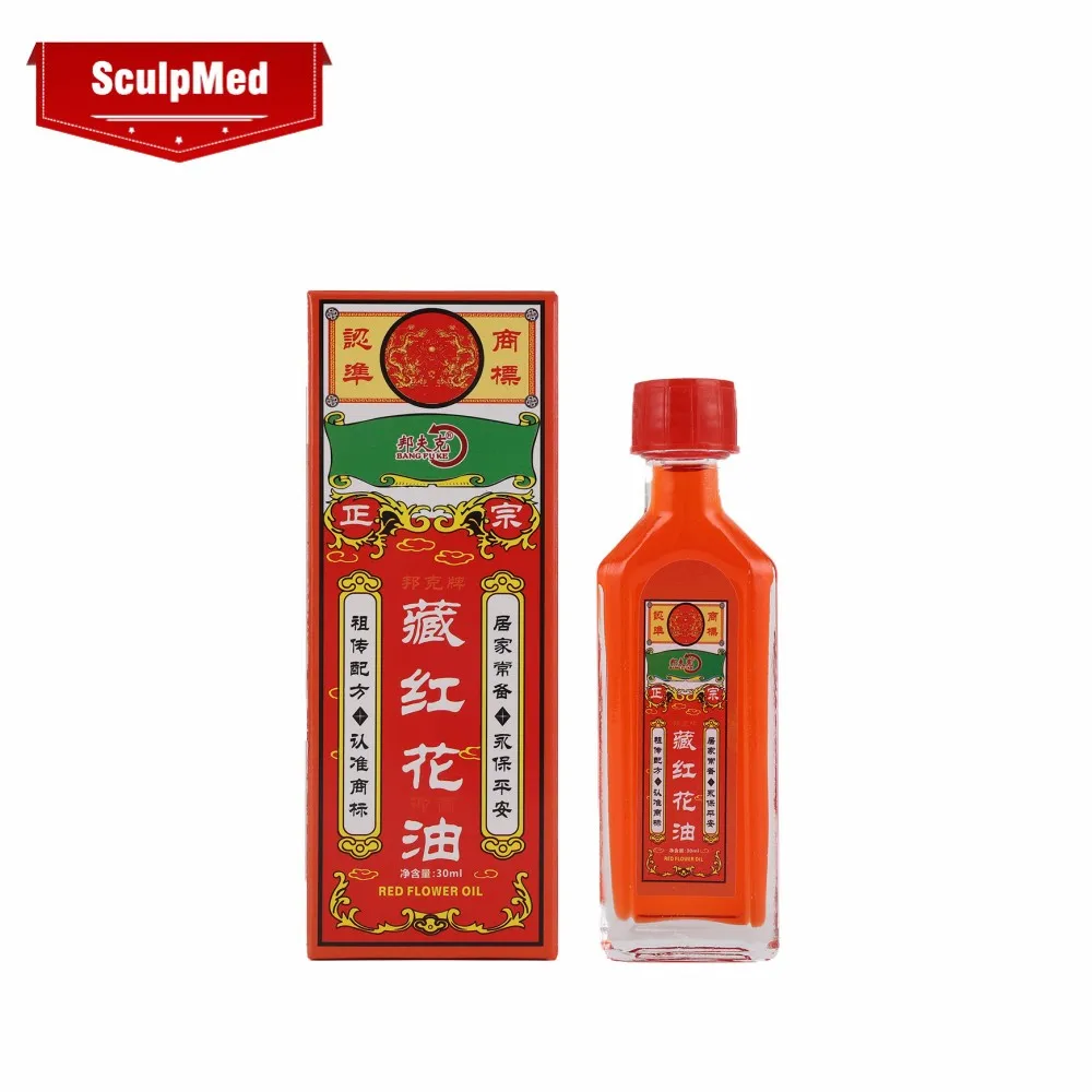 Free shipping 30ml Chinese Herbal Safflower Oil red flower oil for body health