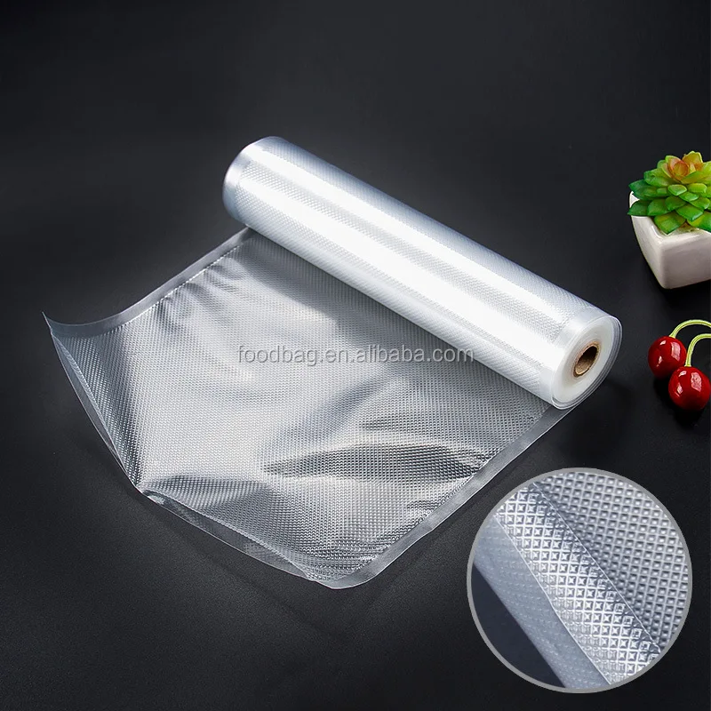 Embossed Roll Packing Compressed Plastic Food Vacuum Sealer Seal Storage Bags