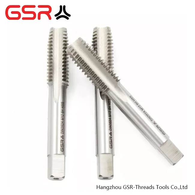 High quality Screw Thread Hand Tap Set M8-M68 Thread Tapping Taps HSS 3pcs DIN352/ANSI