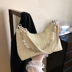 JOWYAR underarm women handbags Korea fashion 2022 luxury designer ladies hand bag plicated shoulder crossbody bag girls