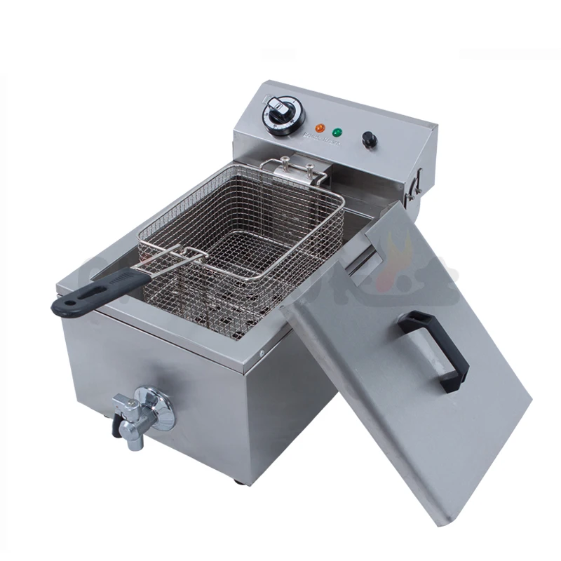 
Electric Stainless Steel Countertop Deep Fryer 