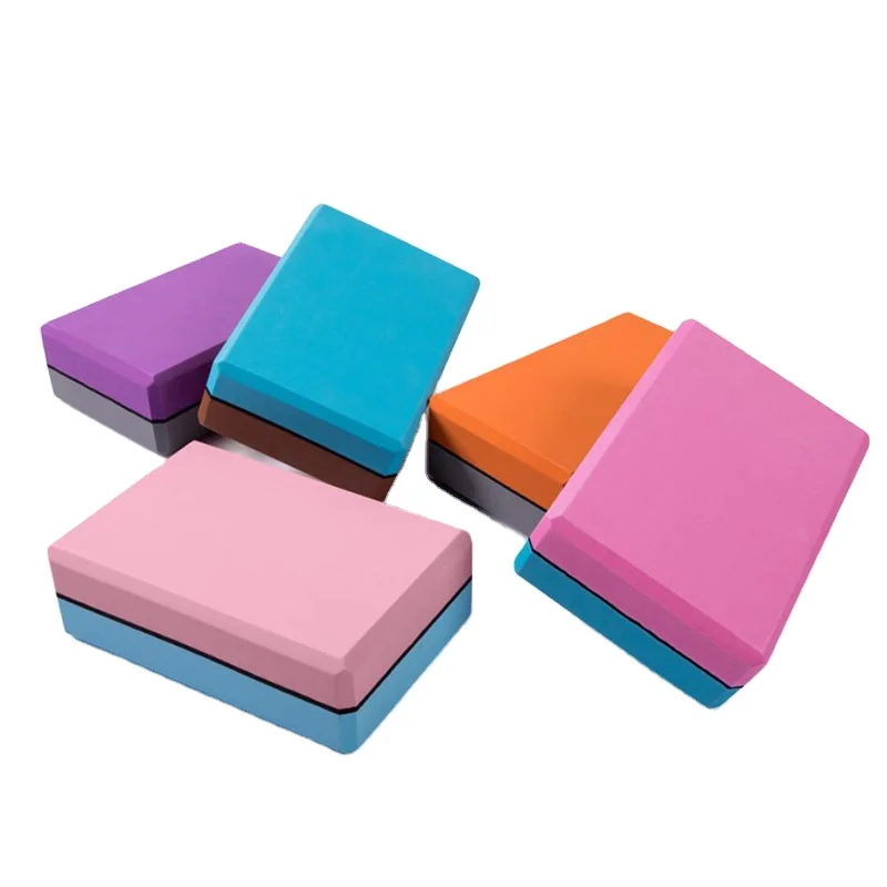 Sansd EVA Foam Yoga Brick Exercise Fitness Sport Gym Pilates Yoga Block Training Bodybuilding Equipment For Exercise Workout