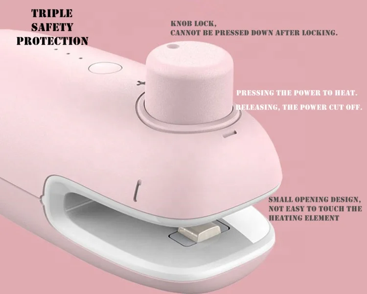 BETTER household sealing machine USB rechargeable portable handheld mini vacuum heat sealer