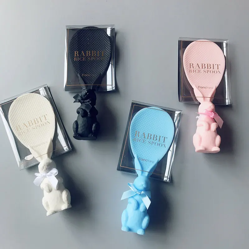 Creative Japanese rice spoon non-stick rice plastic stand able rice scoop tableware