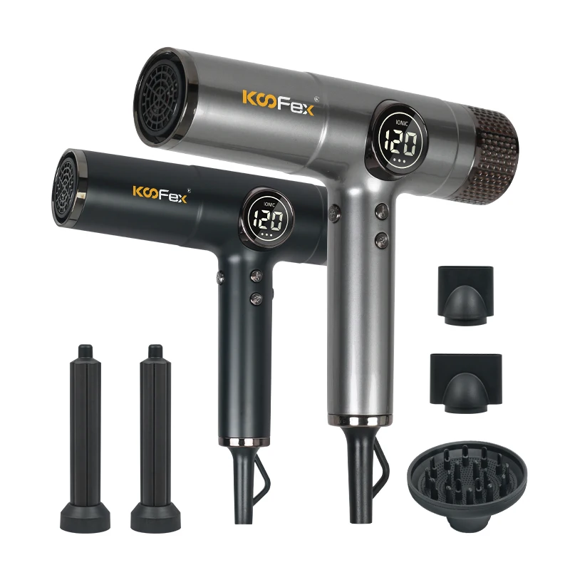 KooFex 2200W Fast-Drying Hair Dryer With Negative Ion Low Noise 110000 RPM BLDC Hair Blow Dryer