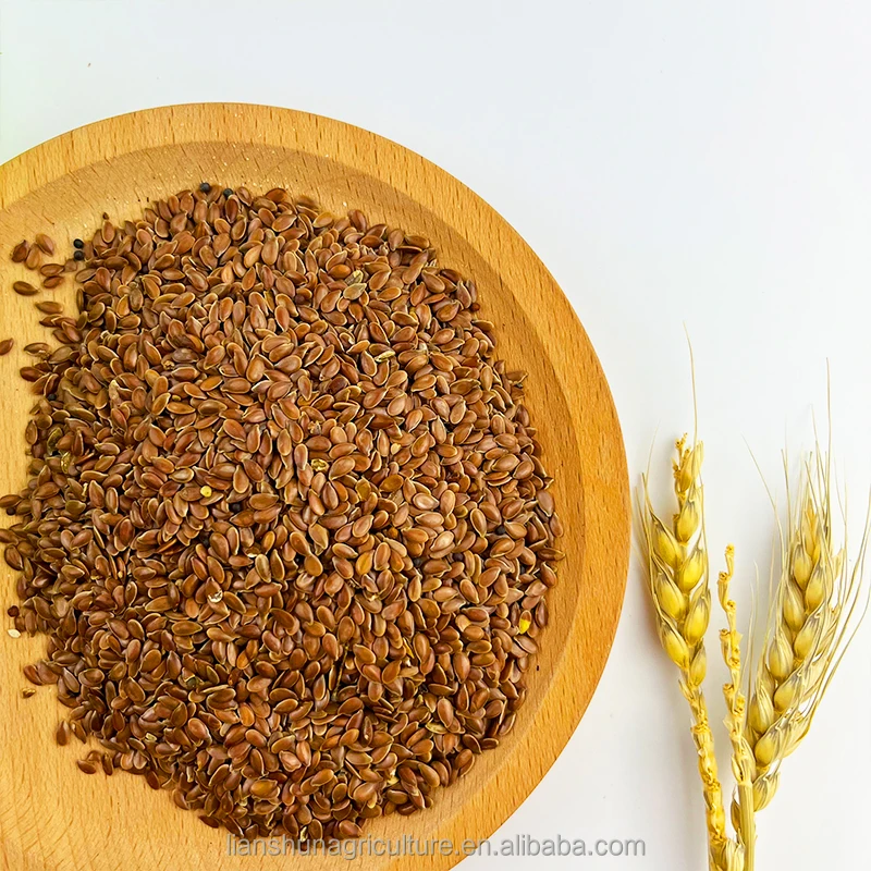 Factory Wholesale Bulk Brown  Flax Seeds Whole Organic Flax Seed Price