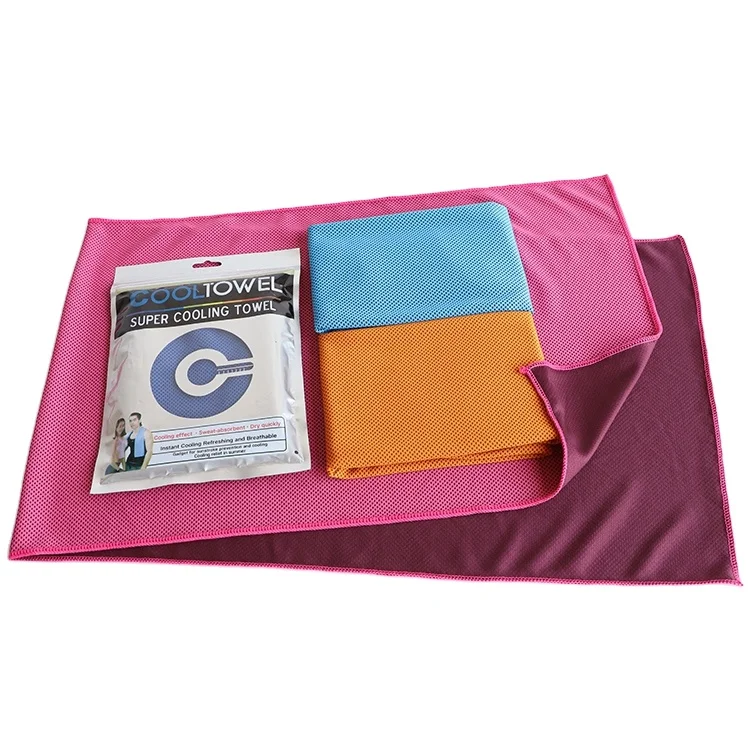Factory price high quality quick cool  microfiber sport cooling towel