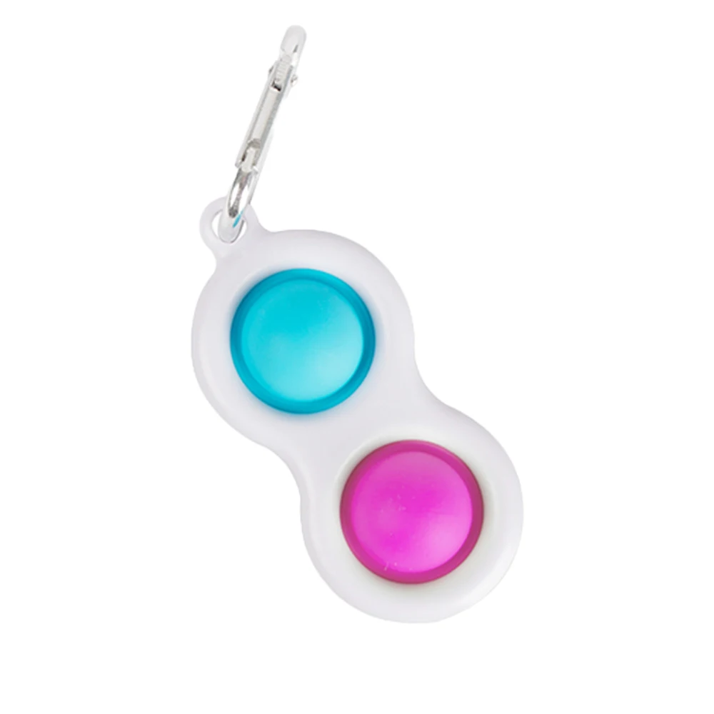 
Amazon Hot Sale Silicone Anxiety Relief Stress Reliever Push Pop Bubble Fidget Sensory Toys Simple Dimple Toy 