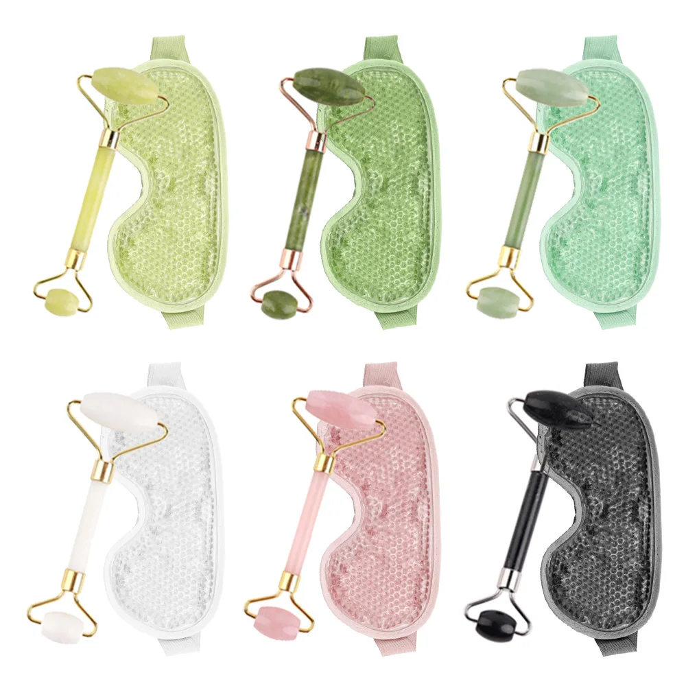 New Product Best Private Label Body Massage High Quality Anti Aging Roller Natural Jade Facial Massager