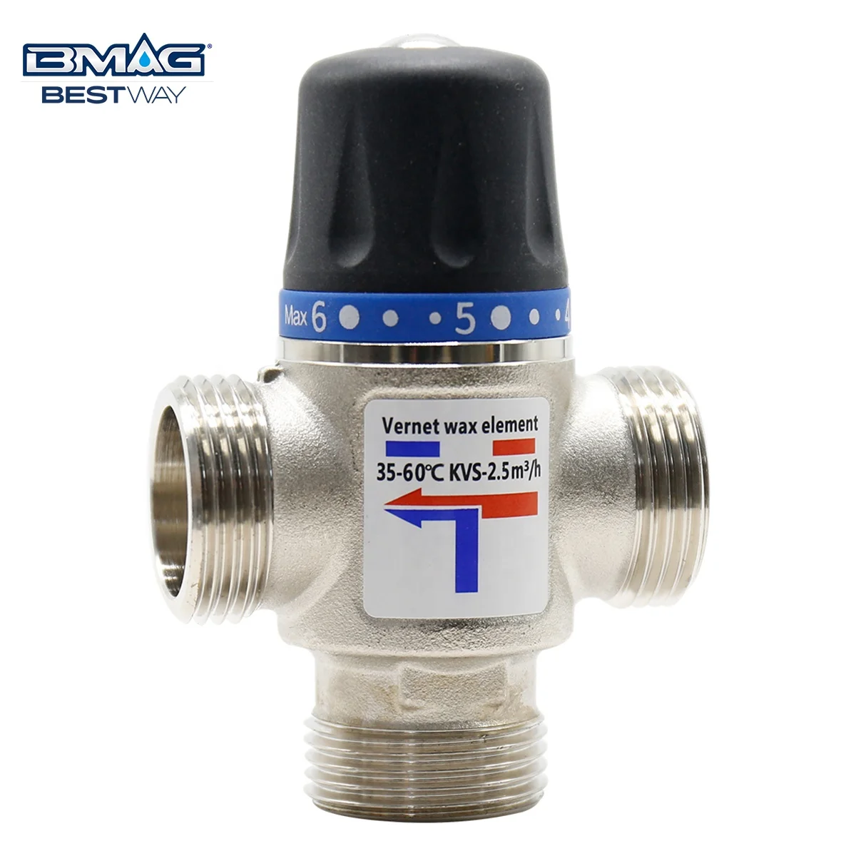 BMAG Floor Heating System Thermostatic 3 Way Water Temperature Control Valve