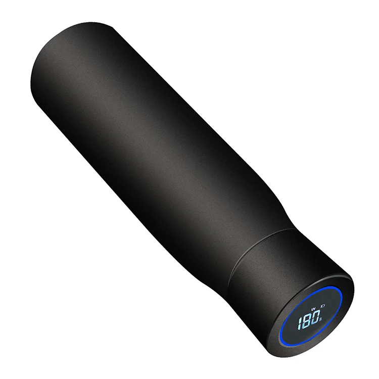500ml OEM Stainless Steel, UV Light Self Cleaning Water Bottle Insulated Vacuum Online Sterilizing Sports Water Purifier Bottle