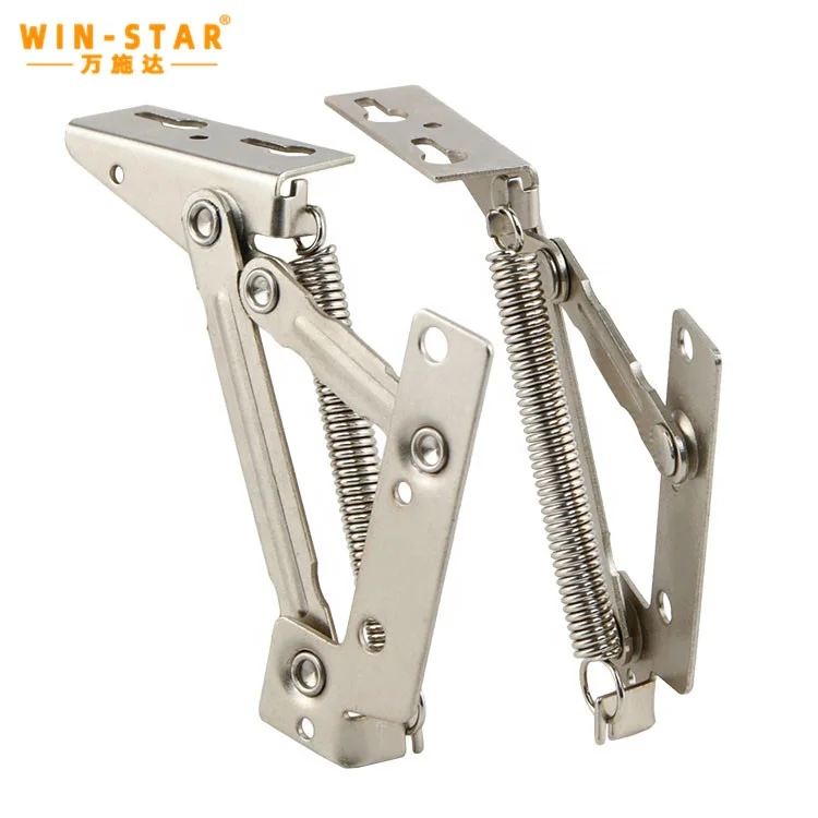 WINSTAR hot sale iron nickel plating Bed Sofa Hinges lift storage mechanism hinge
