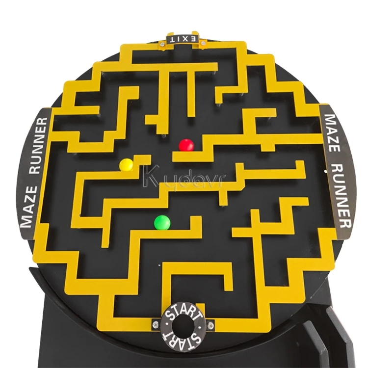 Customized giant educational reaction 3d magic gravity rotate handheld loop labyrinth rolling game 3d magic maze ball