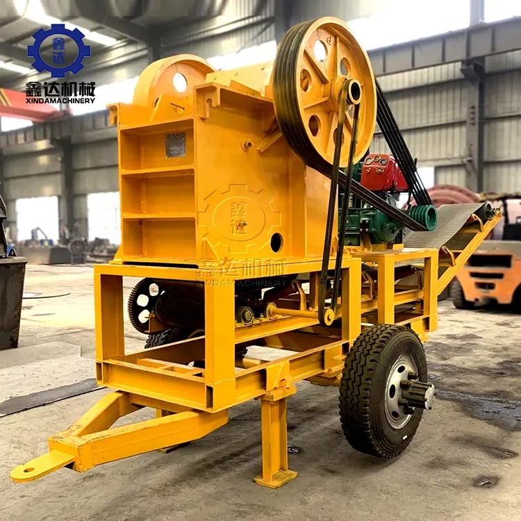 Small Mobile Stone Crusher with Quality Guarantee Best  Price For Sale Rock Stone Crusher Machinery