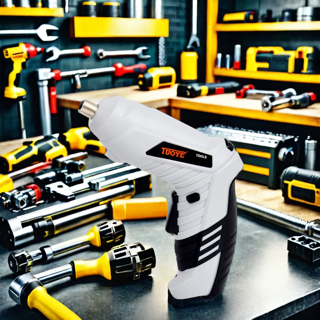 3.6V Folding Electric Screwdriver Small Lithium Impact Wrench Mini Electric Hand Drill with Plastic Box