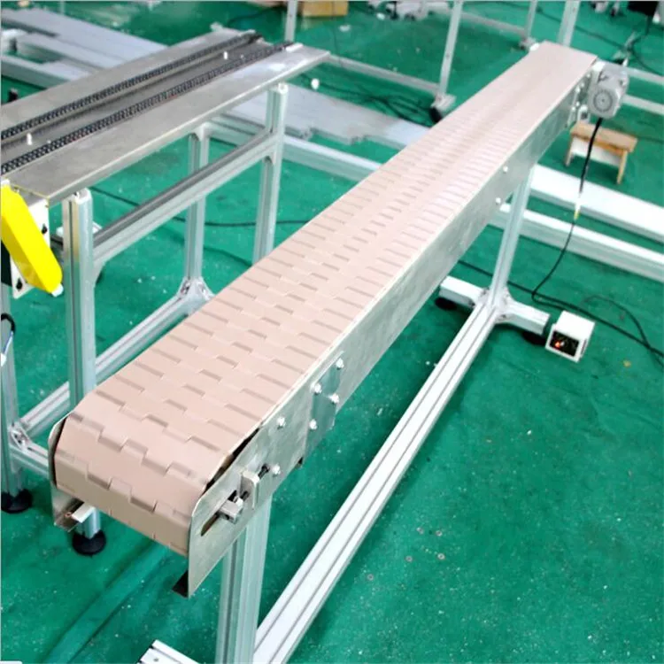 Small Plastic Chain Plate Conveyor Plastic Modular Chain Conveyor