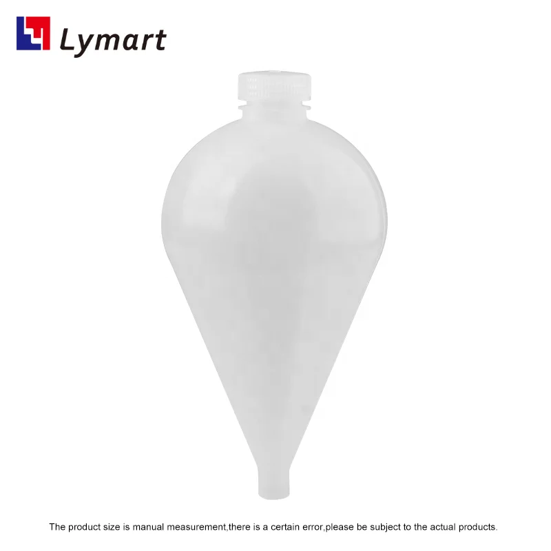 125ml 250ml 500ml 1000ml plastic separatory funnel