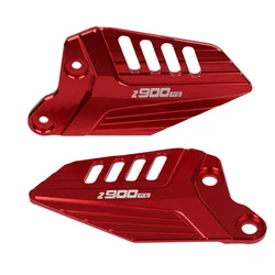 Motorcycle Footrest Pedal Protector Left Right Plates Wing Cover Heel Plate Footpeg For Kawasaki Z900RS Z900 RS Z 900 RS 900RS