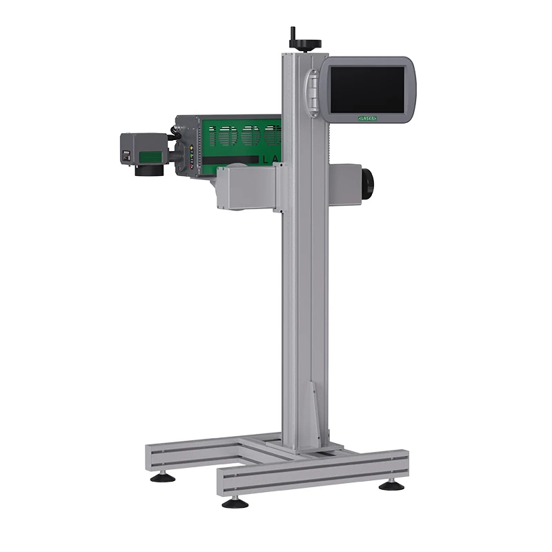 Galvo RF co2 laser engraver garments marking cutting machine for paper card plastic leather fabric