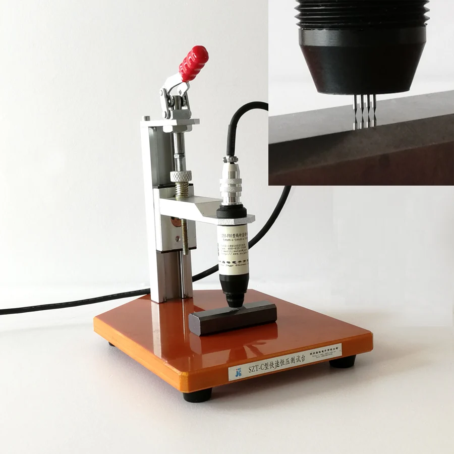 Портативный тестер сопротивления квадратной формы с четырьмя зондами