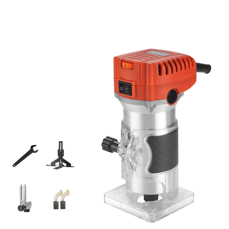 orange woodworking electric planermilling engraving slotting and trimming machine household electric tools