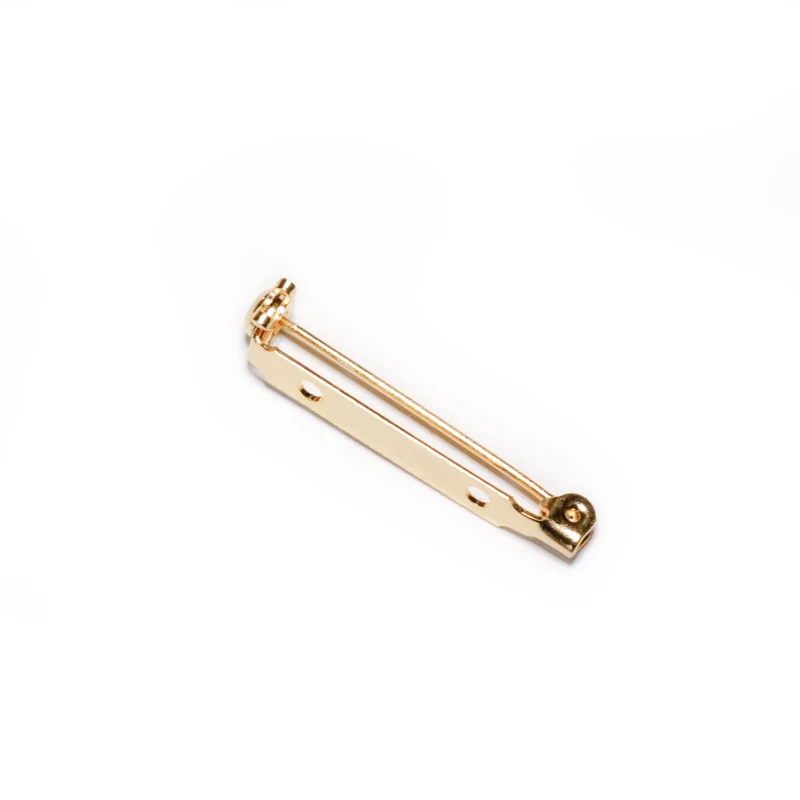 Factory Supply Golden Lock Brooch Back Pin