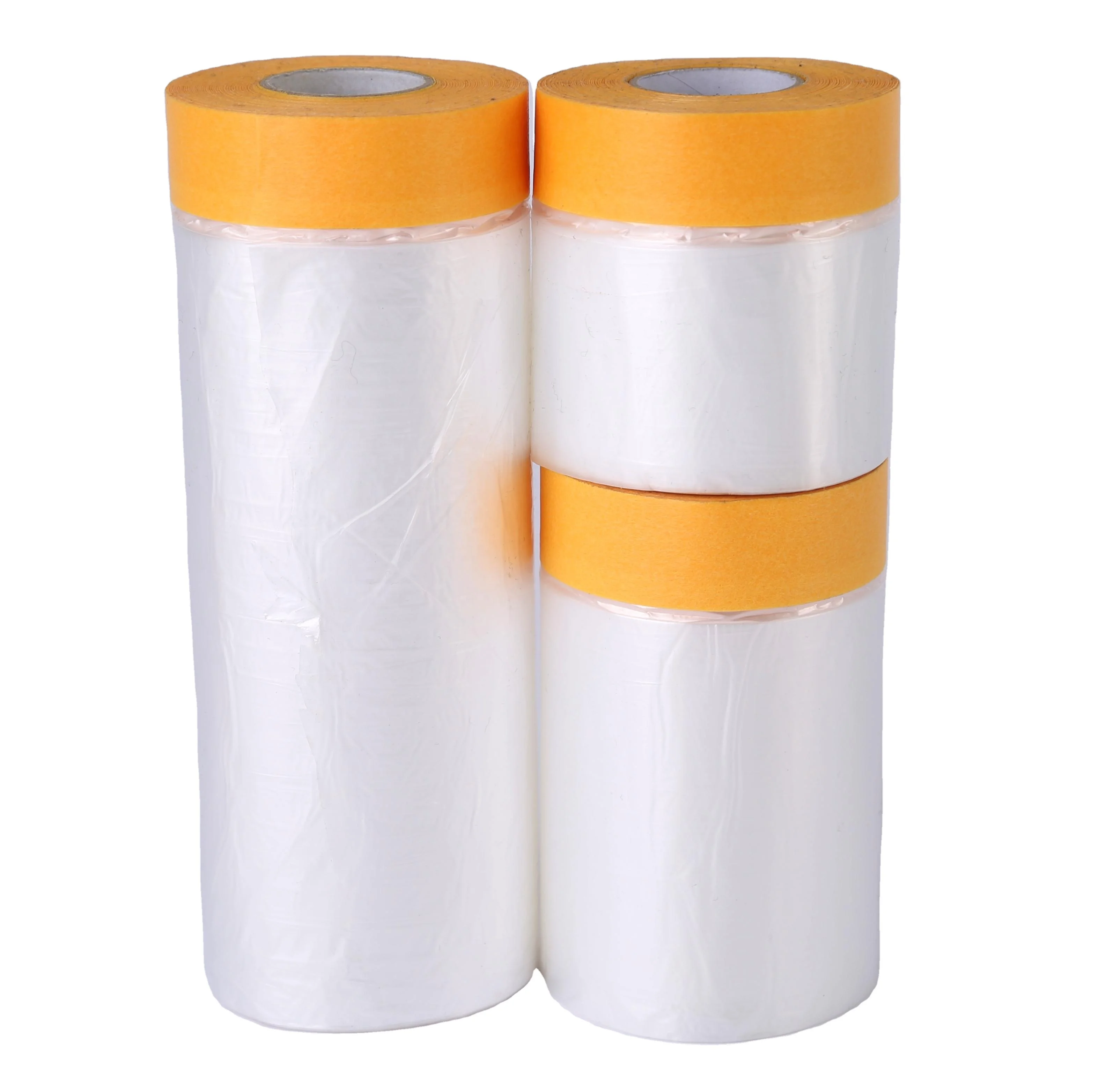 Hot Sales Static 2700 mm Pre-Taped Masking Film With Tape